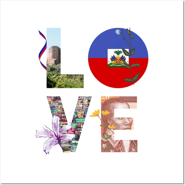 Love Haiti Wall Art by Beyond TShirt